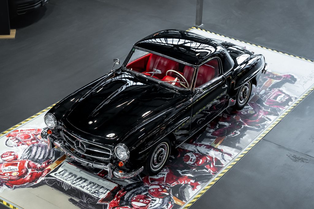 Mercedes-Benz 190 SL mit Hardtop und Wertgutachten 02/26