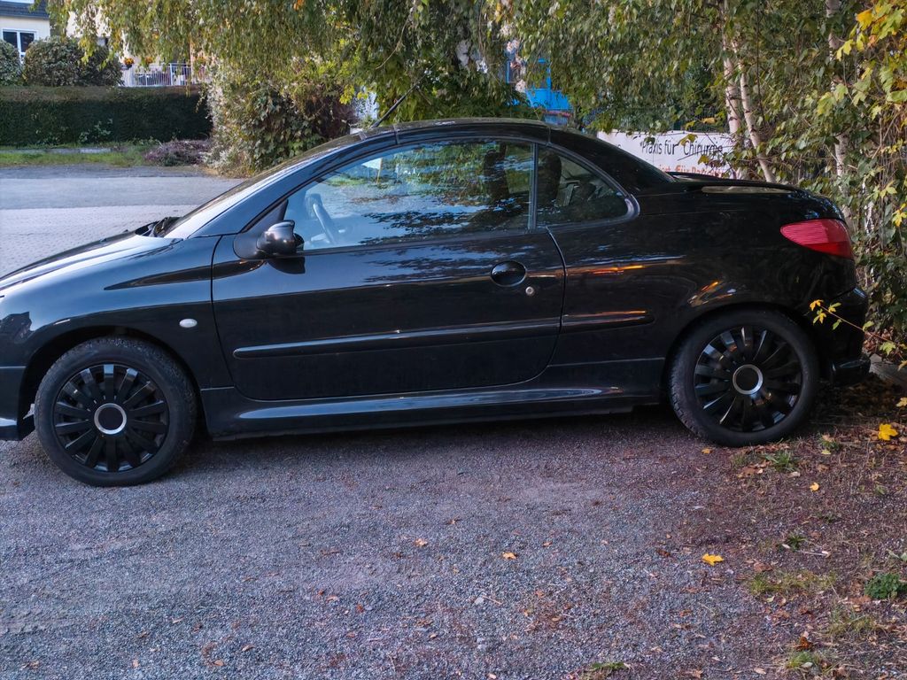 Bild des Angebotes Peugeot 206 CC Sport 110 Nacht Schwarz Sport