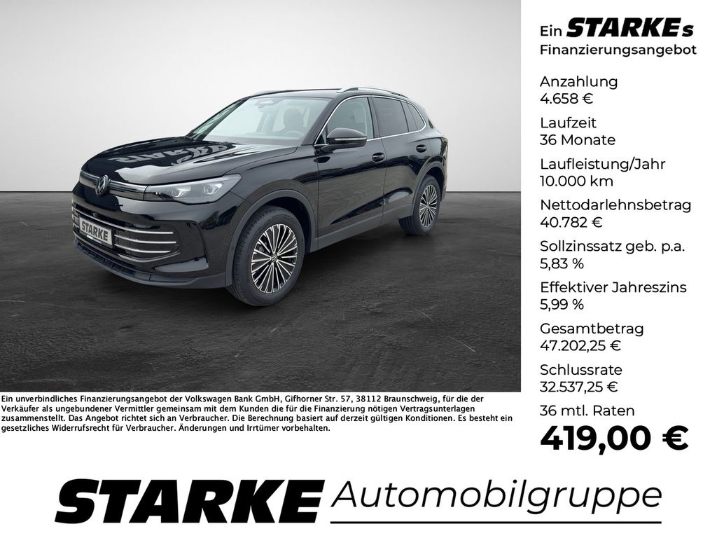 Volkswagen Tiguan 2.0 TSI DSG 4M Elegance  AHK Navi LED Kam