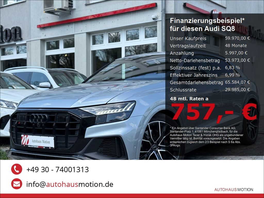 Bild des Angebotes Audi SQ8 4.0 TFSI quatt. ACC LUFTFED STANDHZG B&O PAN