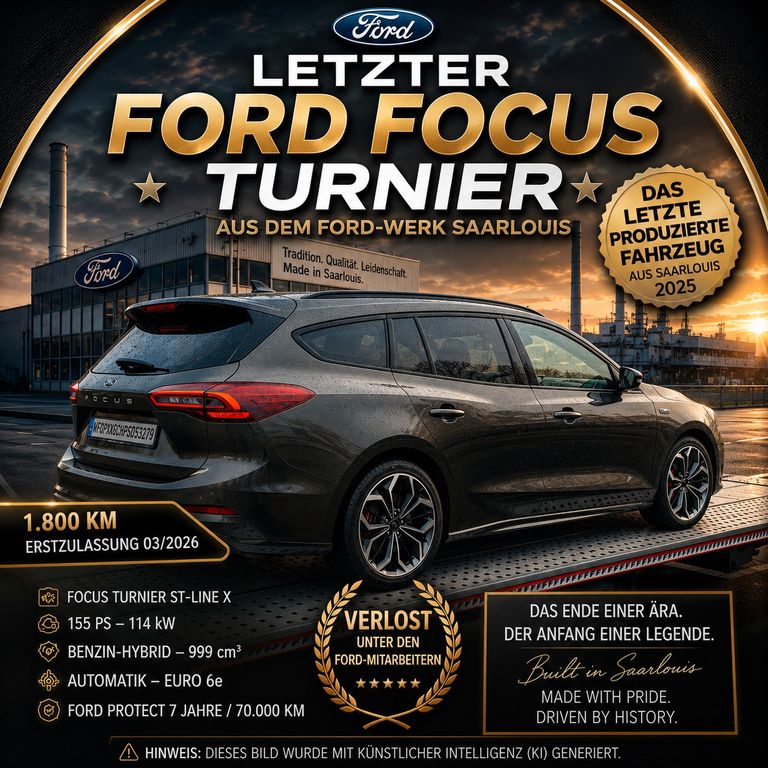 Bild des Angebotes Ford Weltweit letzter Focus Turnier St Line X Pano