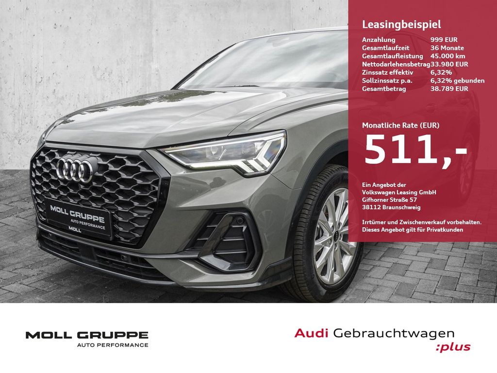 Bild des Angebotes Audi Q3 Sportback 45 TFSI e S tronic ACC AMBIENTE LED
