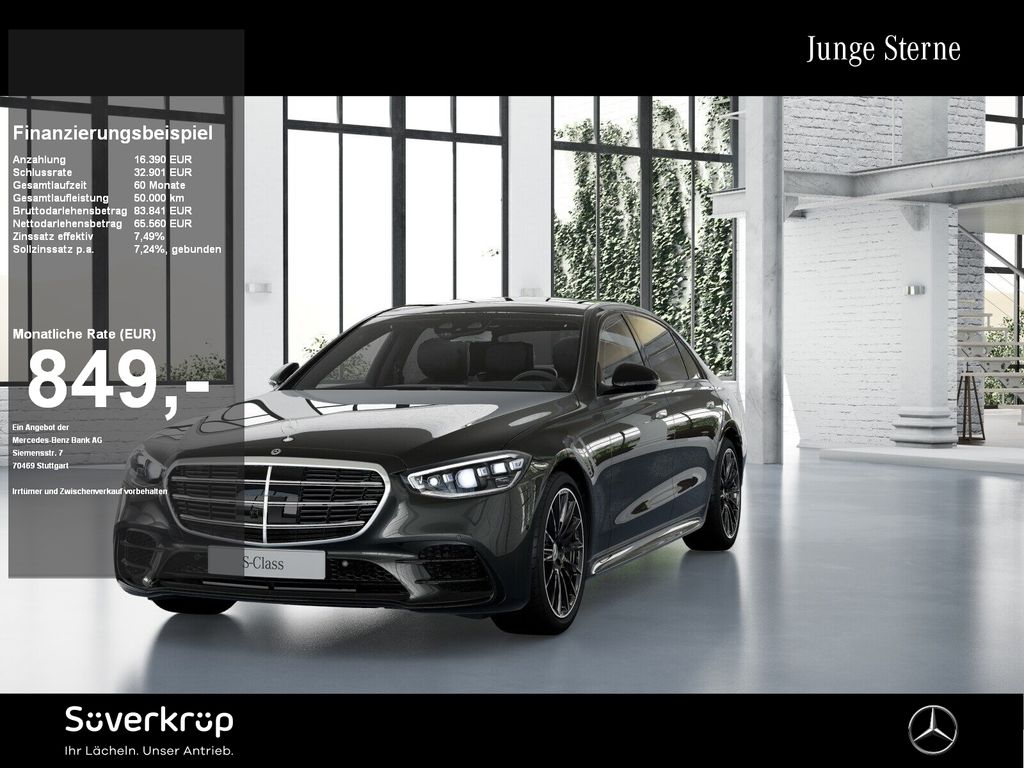 Bild des Angebotes Mercedes-Benz S 580 4M lang AMG Night LED Navi Burm Pano 360