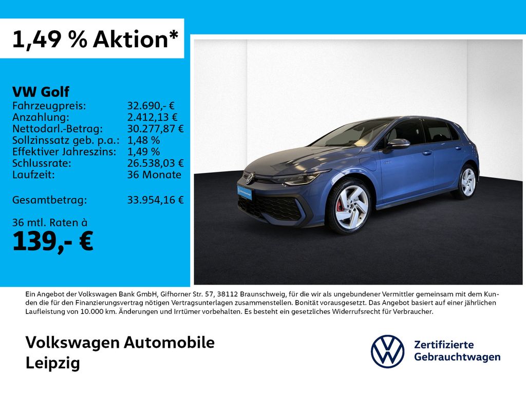 Bild des Angebotes Volkswagen Golf GTE*ACC*Navi*HuD*APP*5J.-Garantie*Einparkh.