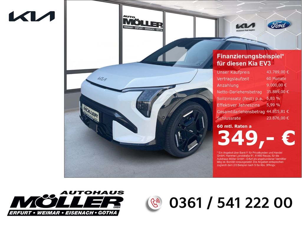 Bild des Angebotes Kia EV3 GT-Line 81,4 Drive Komfort Wärmepumpe 360° A