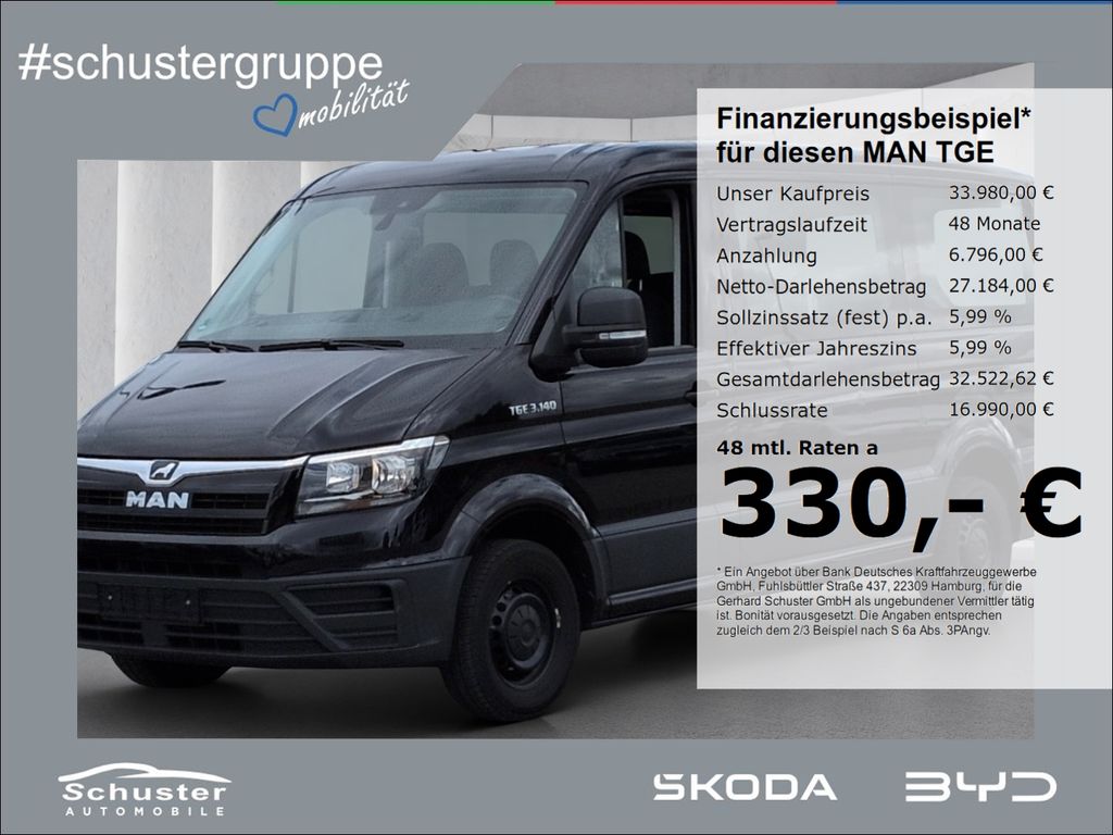 Bild des Angebotes MAN TGE 3.140 9-Sitzer TDI*R-Kam 3-Zon-Klima Bluetoo