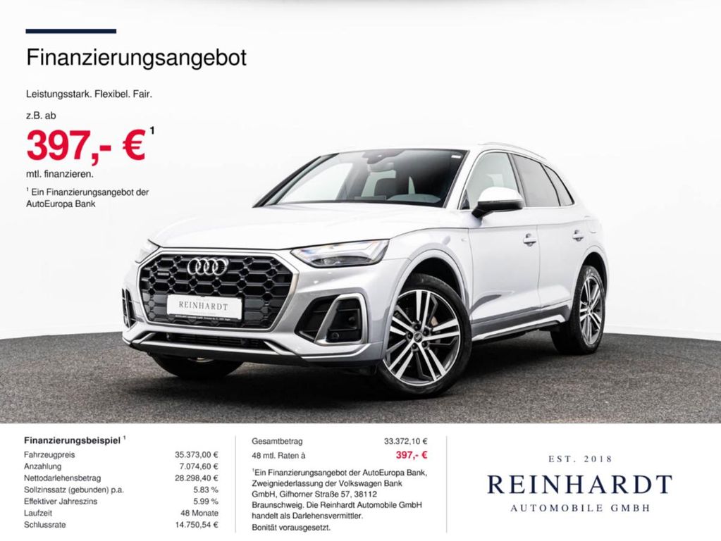 Bild des Angebotes Audi Q5 55TFSIe Q 2x S LINE 20Z/LED/ACC/KAMERA/CARPL.