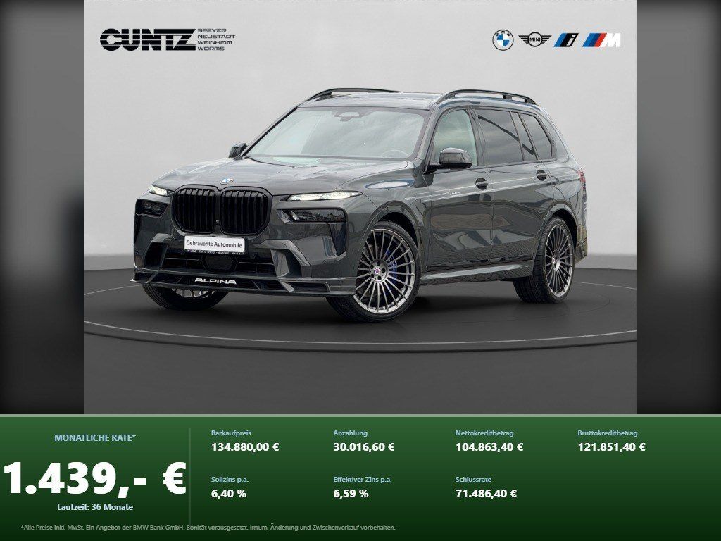Bild des Angebotes ALPINA XB7 Executive Drive Pro Skylounge B/W HiFi Stand