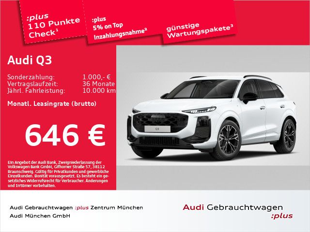 Bild des Angebotes Audi Q3 SUV TFSI 110 kW S tronic