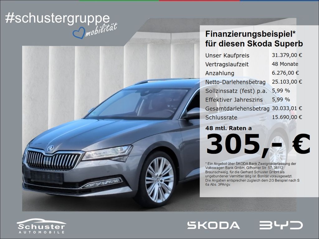 Skoda Superb Combi 4x4 2.0TSI Style*280PS AHK ACC Navi