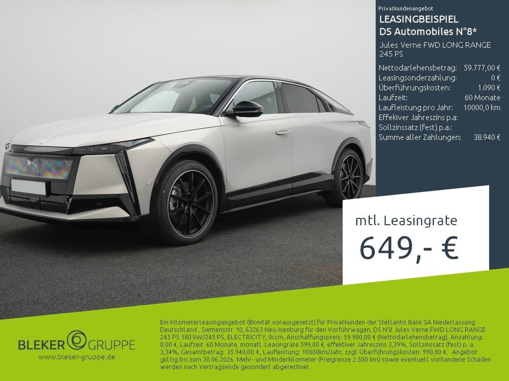 Bild des Angebotes DS Automobiles No8 Jules Verne FWD LONG RANGE 245 PS