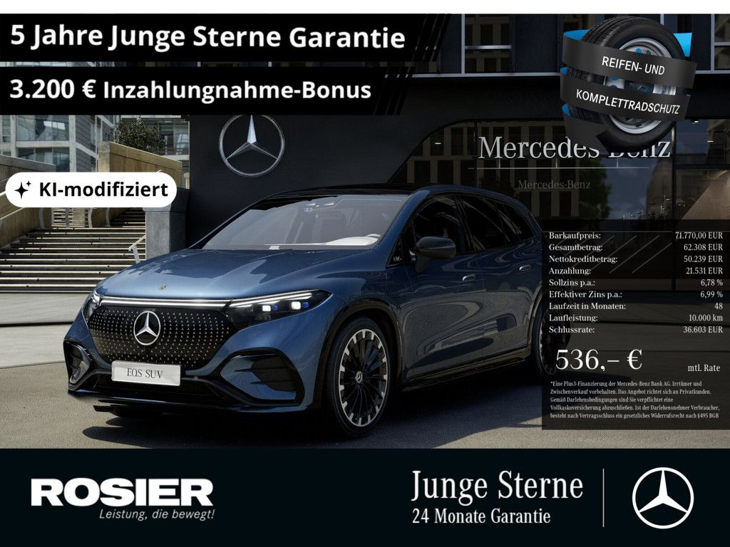 Bild des Angebotes Mercedes-Benz EQS 450+ AMG Sport Premium+ Hyperscreen ACC SUV