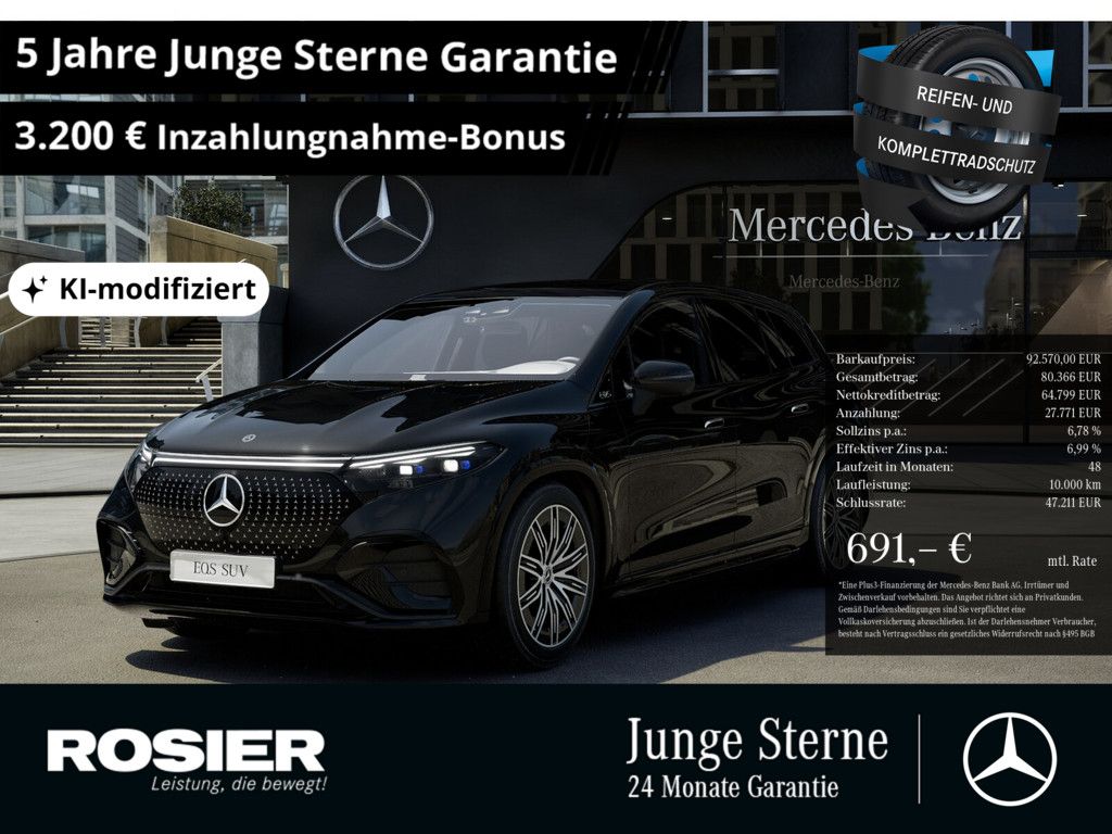 Bild des Angebotes Mercedes-Benz EQS 580 4M AMG Sport Premium+ Hyperscreen BT SUV
