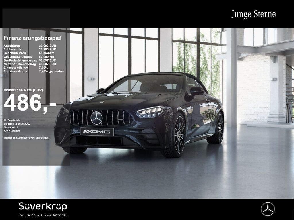 Bild des Angebotes Mercedes-Benz E 53 AMG 4M Cabrio AMG BURM NIGHT WIDE MEMO 360