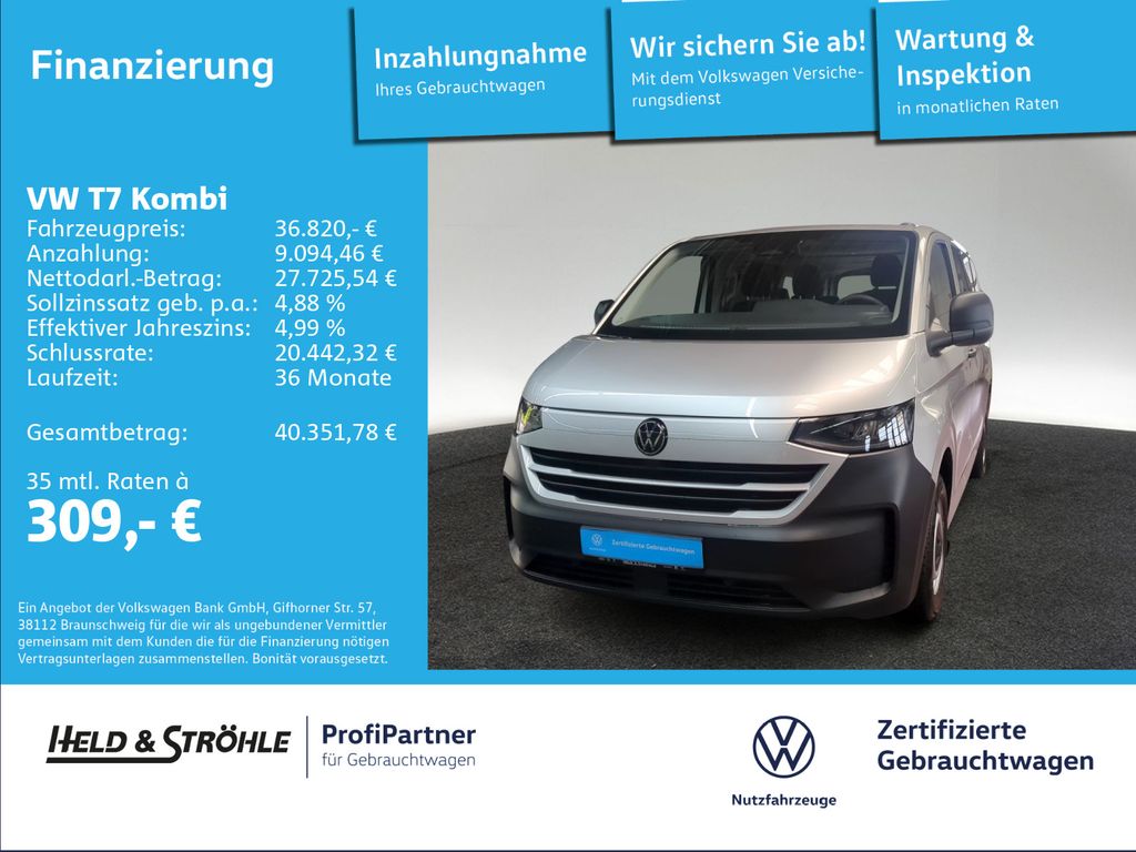 Bild des Angebotes Volkswagen T7 Kombi 2.0TDI KR 9SITZE LED NAVI R-KAM 5J.GAR.