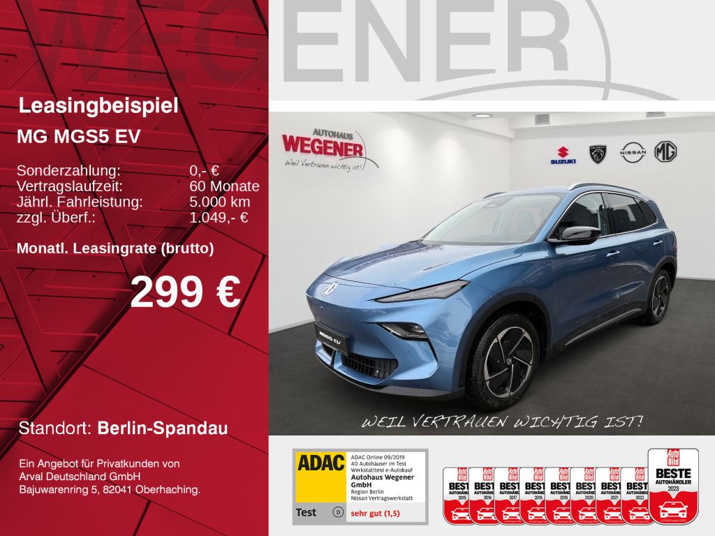 Bild des Angebotes MGS5 EV Luxury Long Range/ WÄPU/ SHZ/ LHZ/ LED