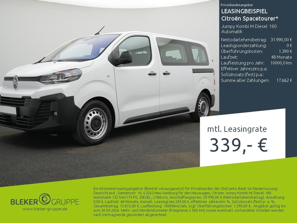 Citroën Jumpy Kombi M Diesel 180 Automatik 8-Sitzer