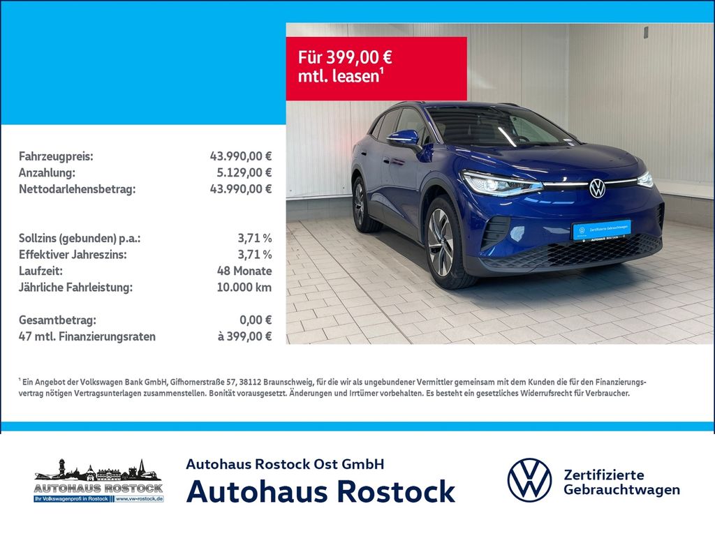 Bild des Angebotes Volkswagen ID.4 Pro 77kWh WÄRMEPUMPE NAVI