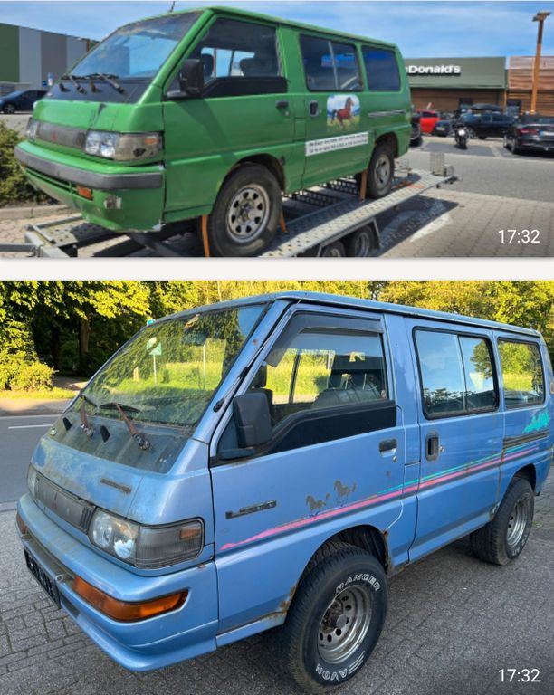 Mitsubishi 2x L300 2.5TD 4x4 Allrad zum Wiederaufbau