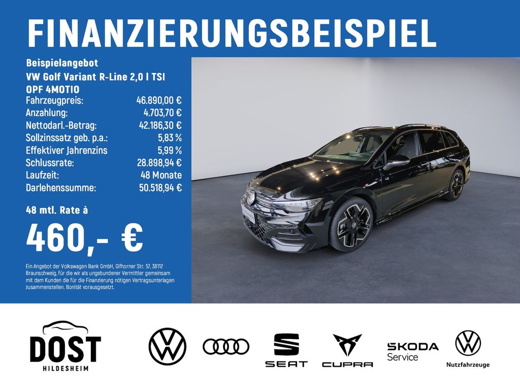 Bild des Angebotes Volkswagen Golf Variant R-Line 2,0 l TSI OPF 4MOTIO AHK+PAN