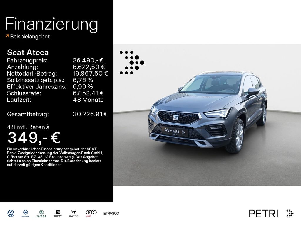 Bild des Angebotes Seat Ateca Style 1.5 TSI ACT 110 kW (150 PS) *RFK*EPH