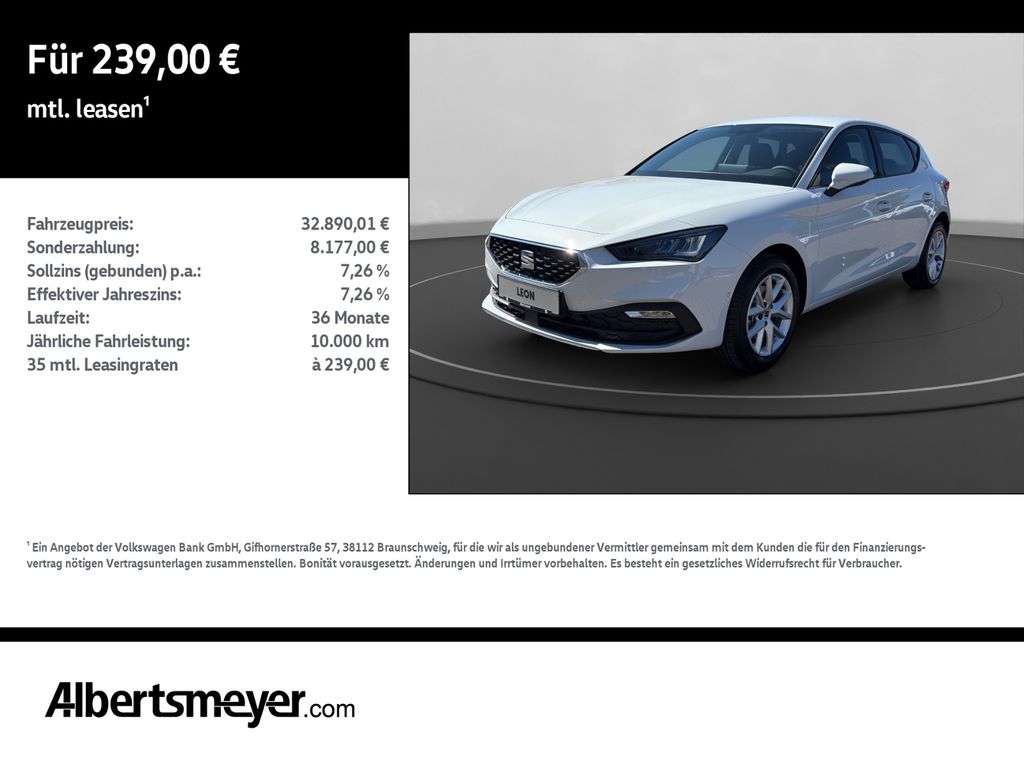 Bild des Angebotes Seat Leon Road Edition 1.5 eTSI DSG KAMERA+KESSY+ACC