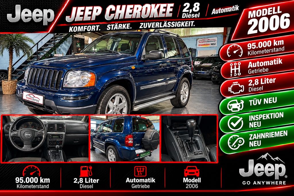 Jeep Cherokee*AUTOMATIK*NUR 95.000*4X4*ALLWETTER*TÜV