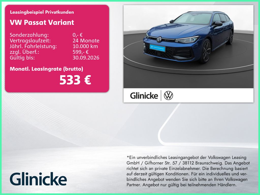 Bild des Angebotes Volkswagen Passat Variant 1.5 TSI eHybrid R-Line "Signature