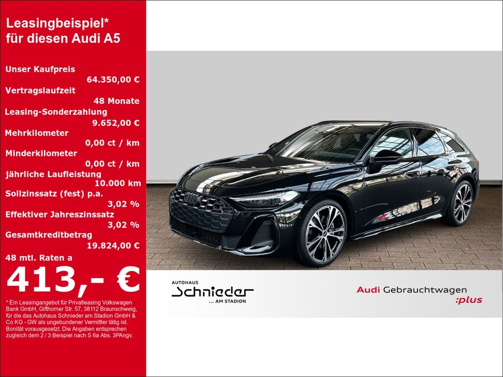 Bild des Angebotes Audi A5 TDI AVANT QUATTRO+LED+AHK+B&O+MEMORY+KAMERA