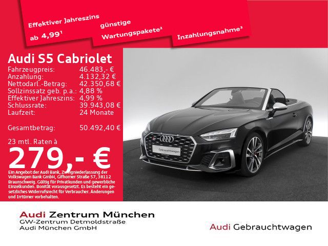 Bild des Angebotes Audi S5 Cabriolet Cabrio TFSI tiptr. AHK/B&O/R-Kamera