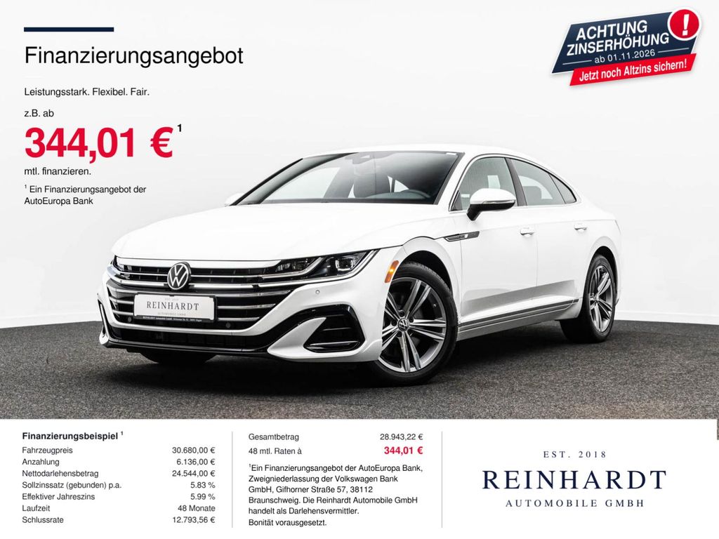 Volkswagen ARTEON LIMOUSINE 2.0TSi R LINE IQ-L/ACC/KAMERA