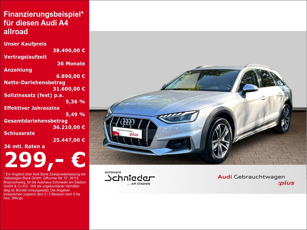 Bild des Angebotes Audi A4 allroad 40 TDI quattro S tronic Matrix LED Ka