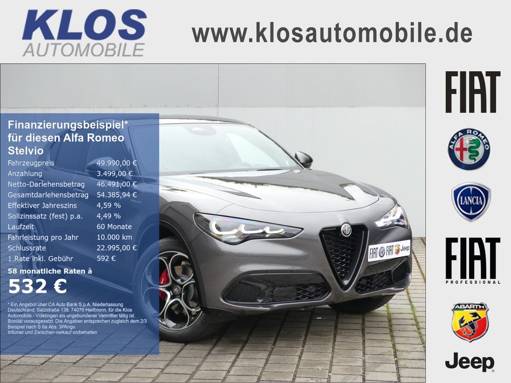 Alfa Romeo Stelvio VELOCE 2.2 DIESEL 16V 210 PS AT8 Q4