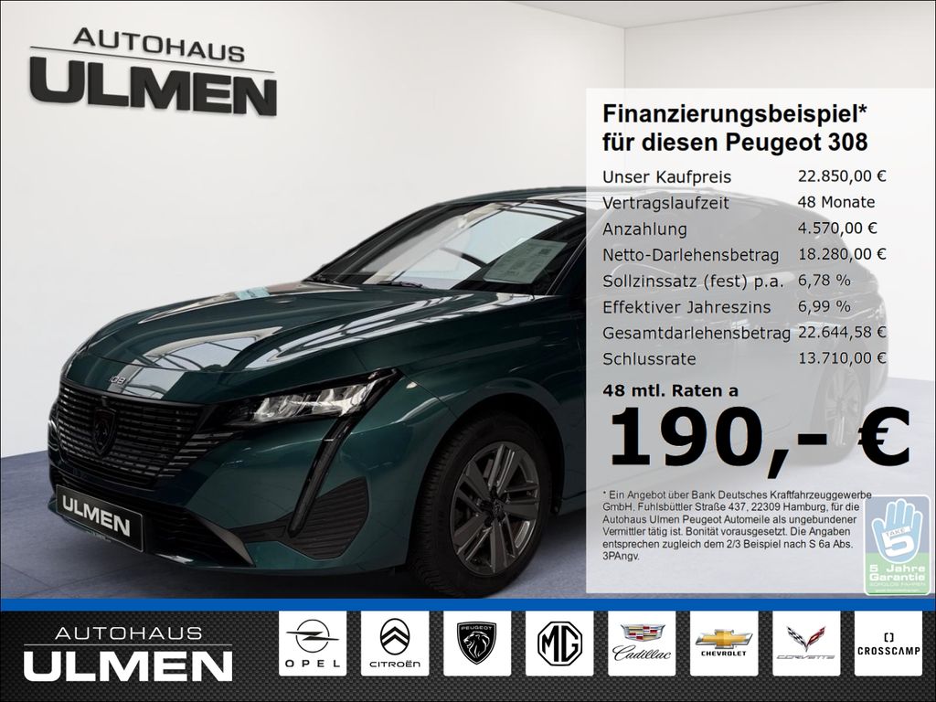Bild des Angebotes Peugeot 308 SW Allure PT 130 EAT-8 Automatik Navi Abnehm