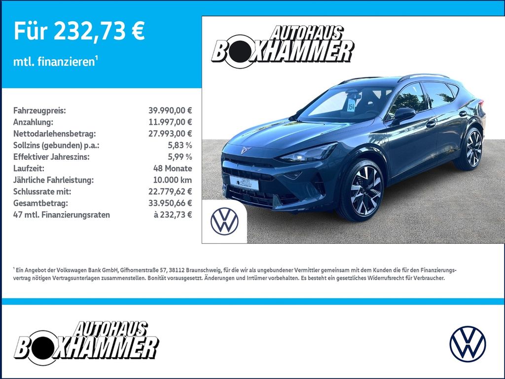 Bild des Angebotes Cupra Formentor VZ 2,0 TSI DSG 4x4 AHK+SENHEISSER+ELE.