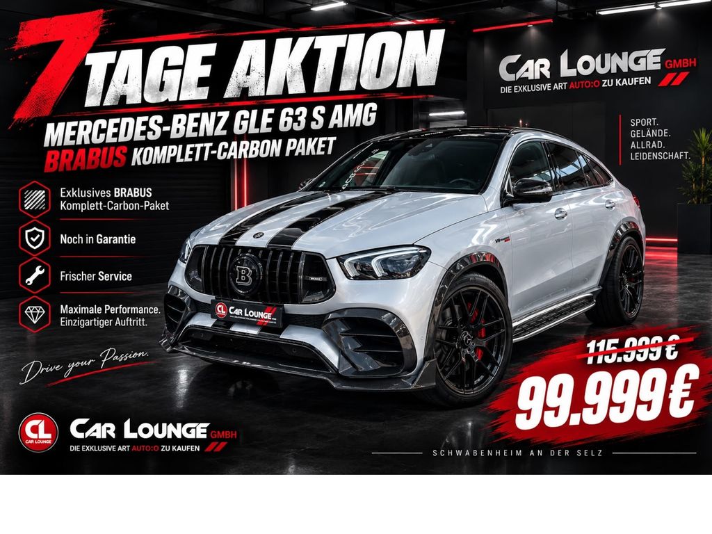 Bild des Angebotes Mercedes-Benz GLE 63 S AMG 4Matic+ Coupe BRABUS |Service|Garan