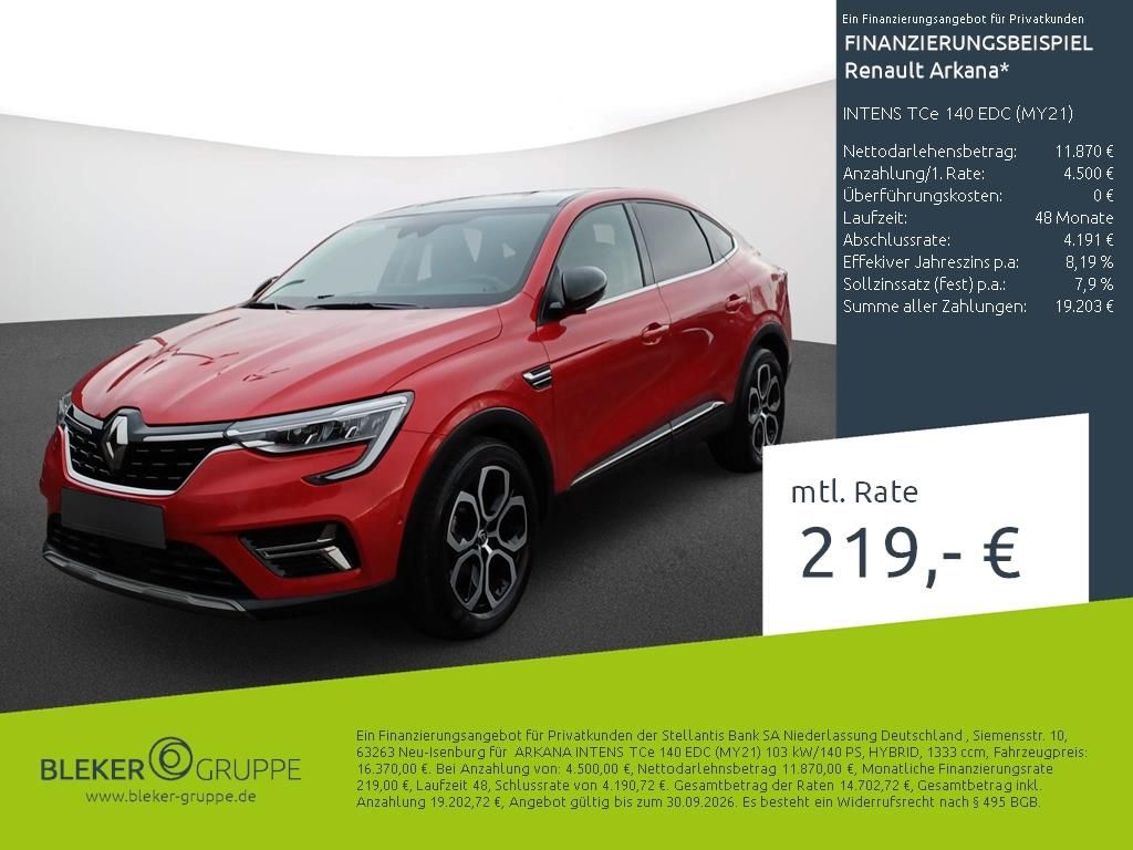 Bild des Angebotes Renault ARKANA INTENS TCe 140 EDC (MY21)