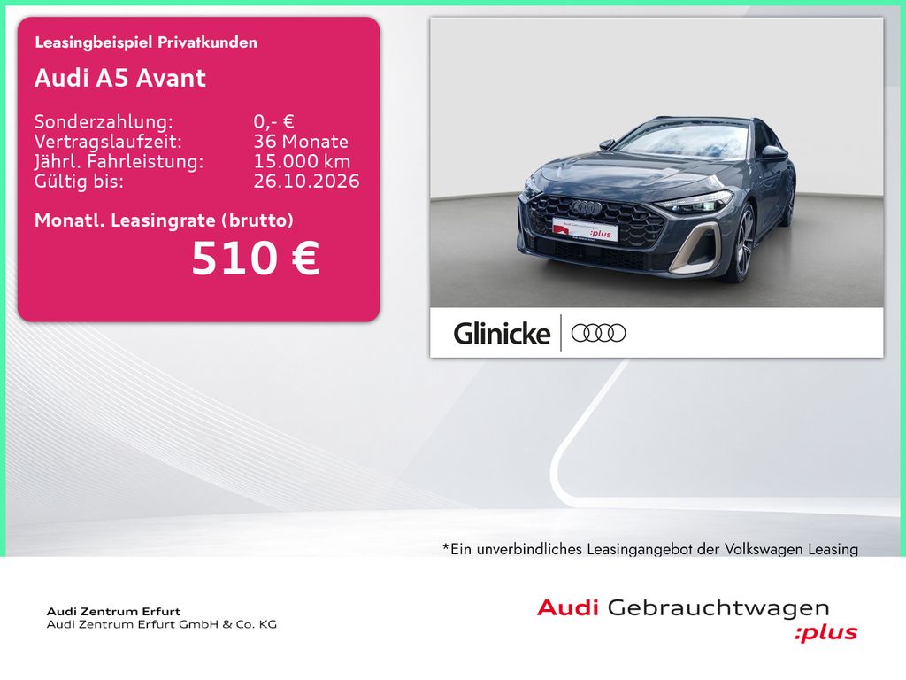 Bild des Angebotes Audi A5 Avant edition one TFSI S tronic Matrix 360° A