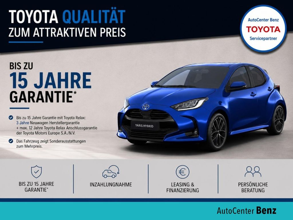 Bild des Angebotes Toyota YARIS 1.5 HYBRID TEAMPLAYER KLIMA*SHZ*KAM*CARPL*