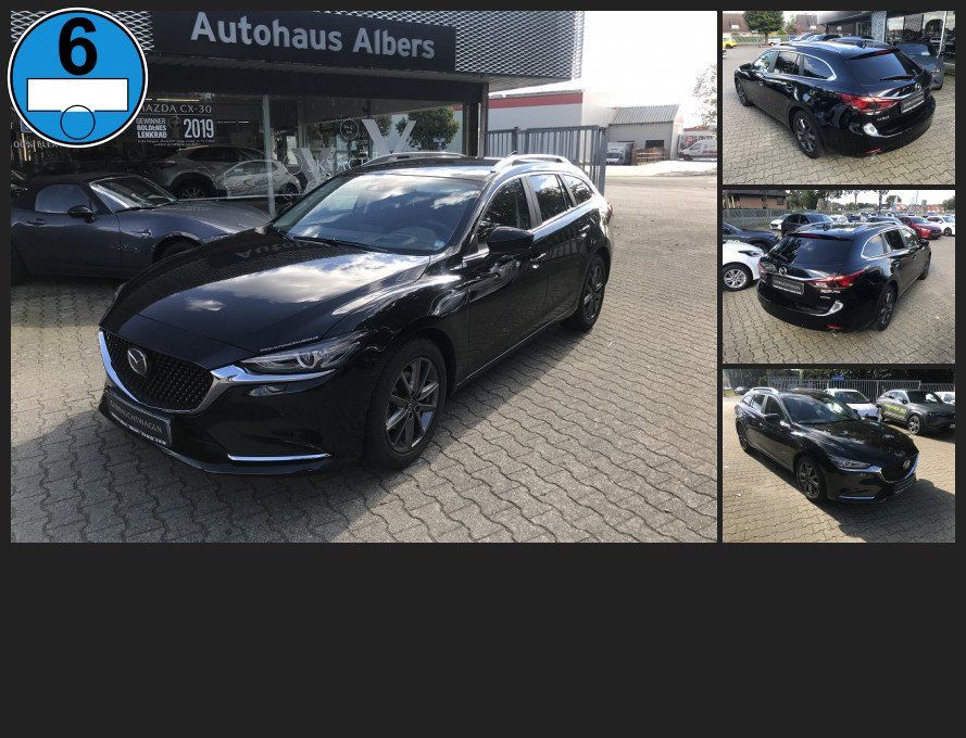 Mazda 6 SKYACTIV G165 Kombi Automatik, Center-l., 360°