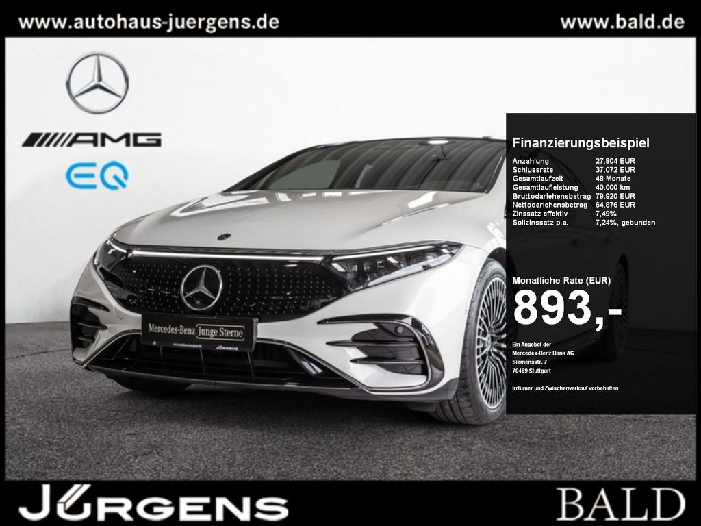 Bild des Angebotes Mercedes-Benz EQS 580 4M AMG-Sport/Hyper/TV/Sitzklima/Pano/21'