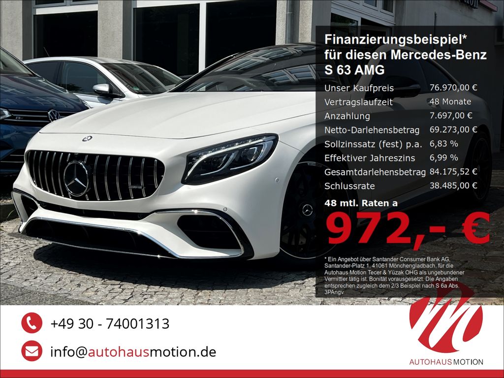 Bild des Angebotes Mercedes-Benz S 63 AMG FACELIFT Coupe 4M MAGNO Pano HUD Burmes