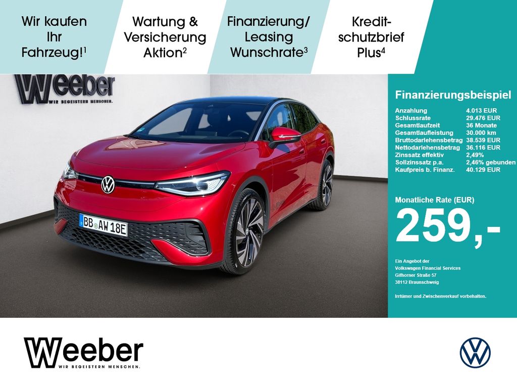 Bild des Angebotes Volkswagen ID.5 Pro *4J GAR*AHK*PANO*360° CAM*WÄRMEPUMPE*
