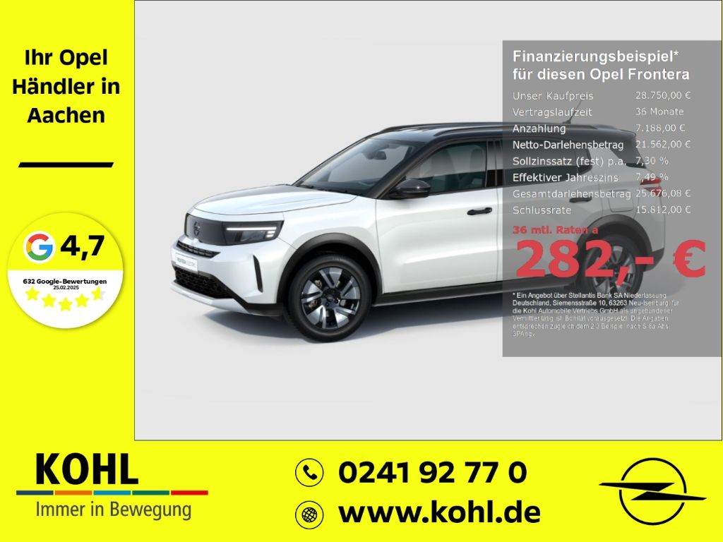 Bild des Angebotes Opel Frontera Electric Extended Range Ultimate 113PS