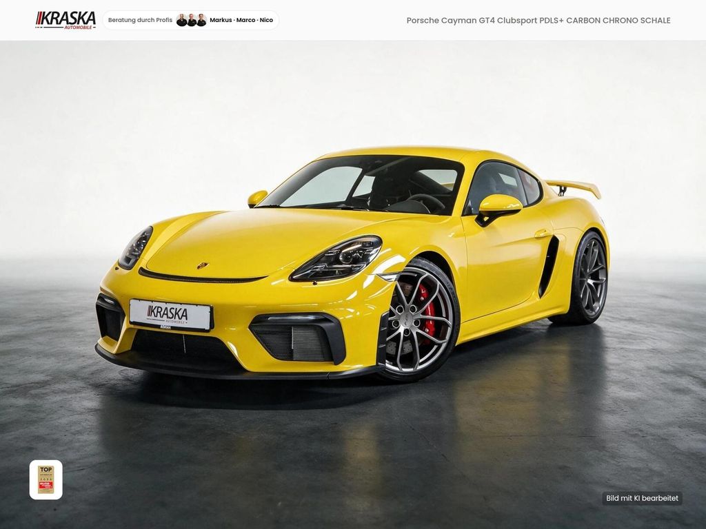 Bild des Angebotes Porsche Cayman GT4 Clubsport PDLS+ CARBON CHRONO SCHALE