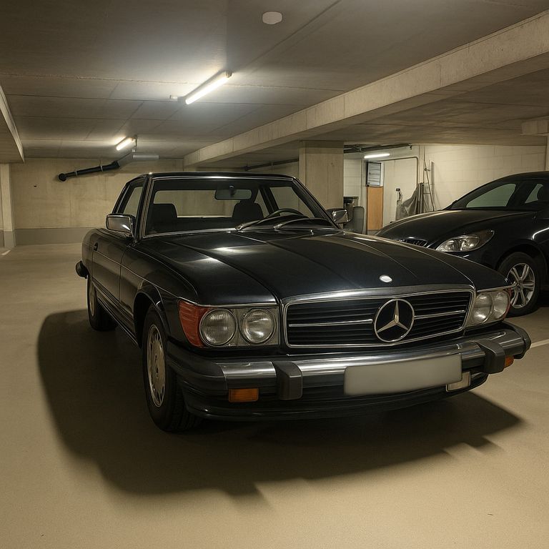 Bild des Angebotes Mercedes-Benz SL 560 Top Zustand Tripple Black TÜV NEU