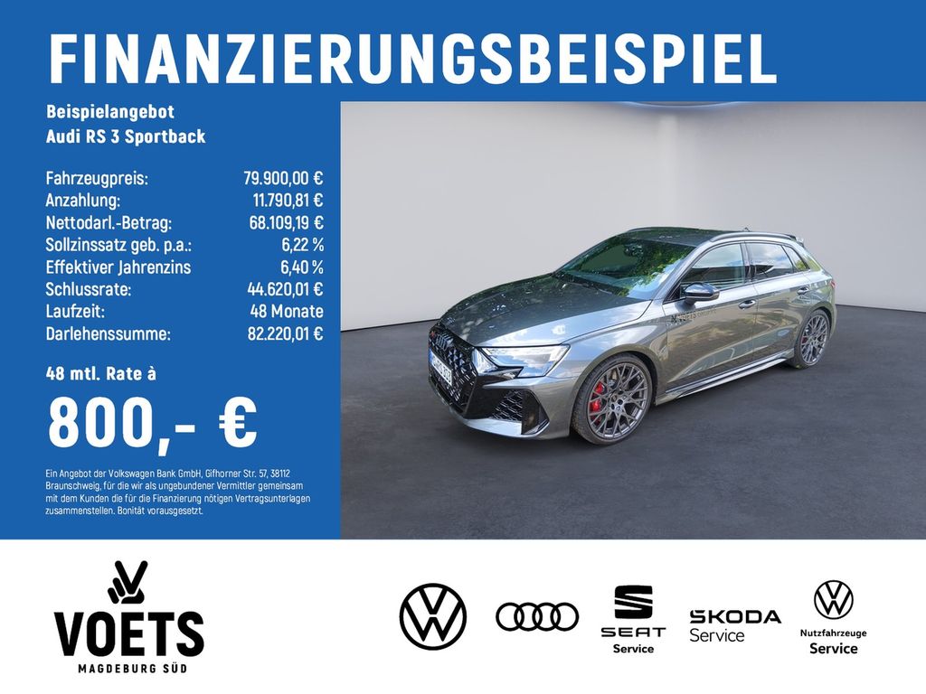 Bild des Angebotes Audi RS 3 Sportback MATRIX+280KMH+Sportabgas+SONOS