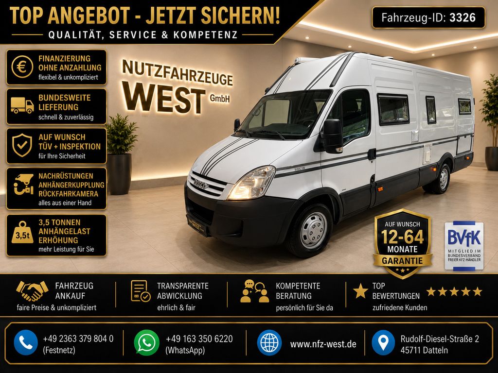 Bild des Angebotes Iveco Daily 35c12 Maxi Wohnmobil*Solar/Markise/Fahrrad