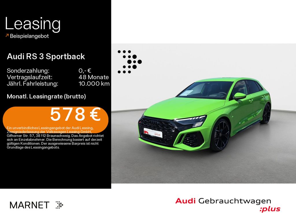 Bild des Angebotes Audi RS 3 Sportback qu*Navi*Matrix*HUD*B&O*Keramik*Vi