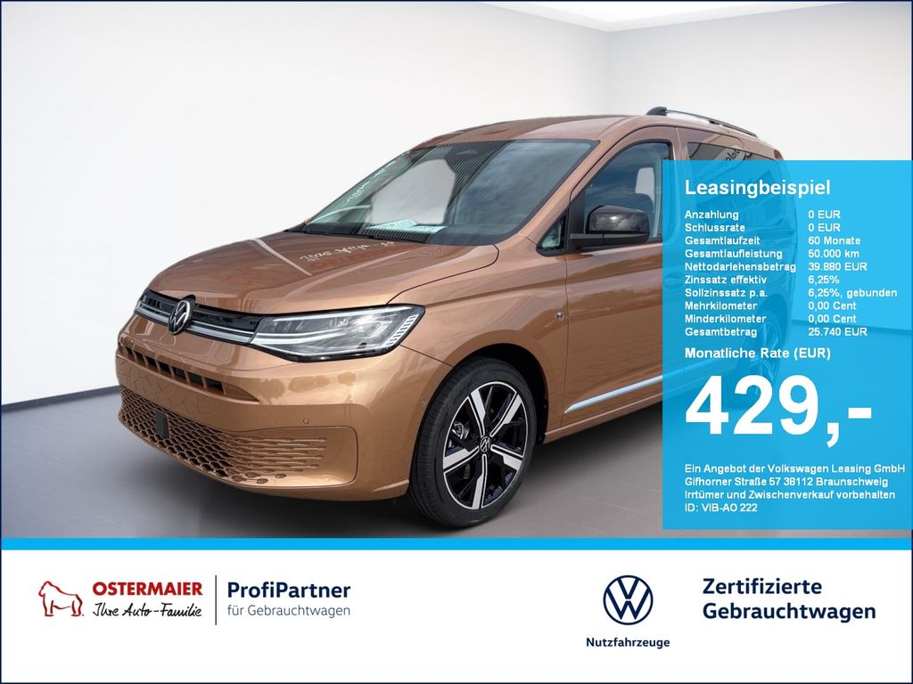 Bild des Angebotes Volkswagen Caddy STYLE 1.5TSI DSG AHK.NAVI.18 ALU.LED.SITZH